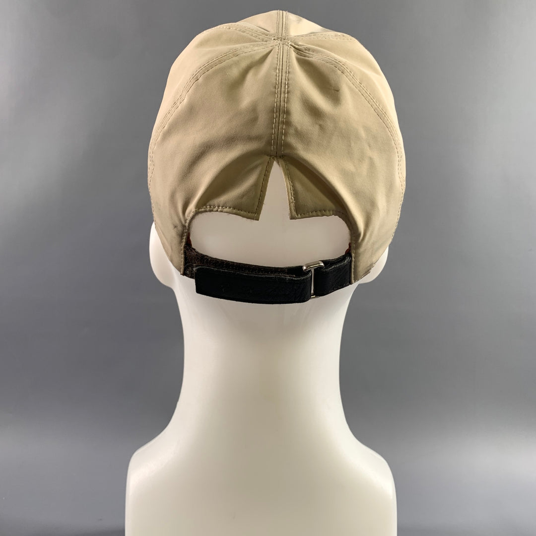 LORO PIANA Size S Khaki Solid Polyester Hats