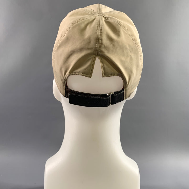LORO PIANA Size S Khaki Solid Polyester Hats