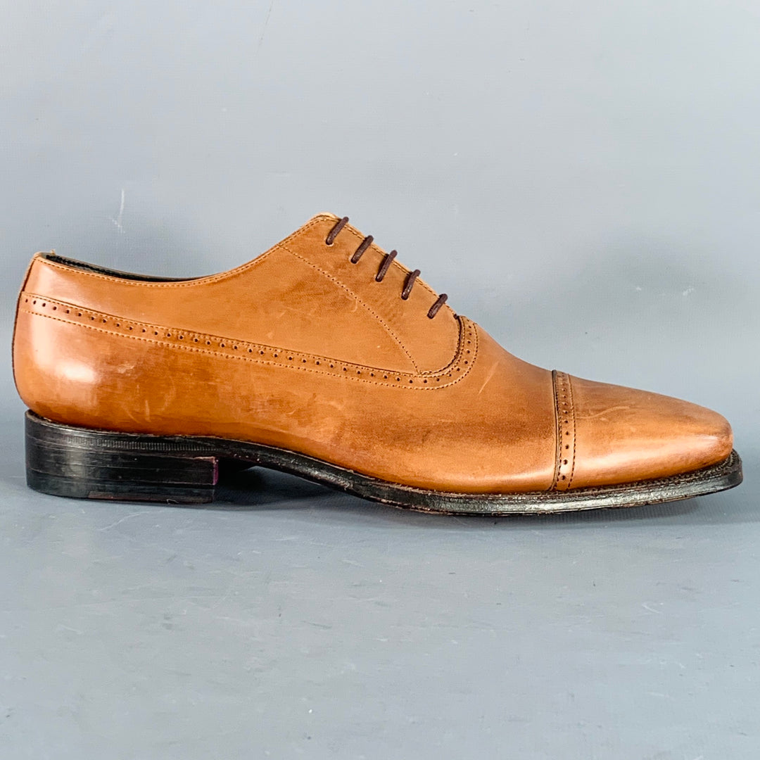 Paul Smith  Tan Leather Oxfords Paul Smith - Bari Leather Oxford Shoes - Brown Paul Smith main image 3