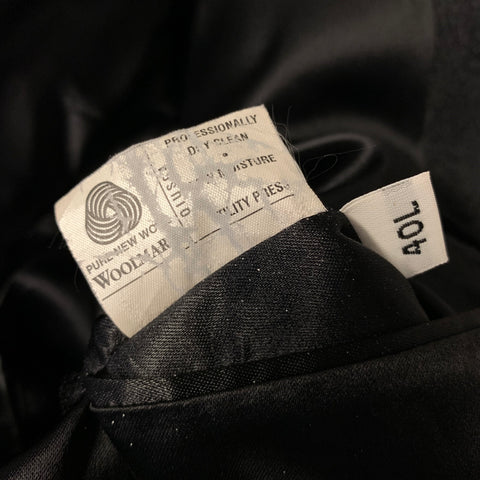 BURBERRY Chest Size 44 Size 44 Grey Dark Grey Wool Trenchcoat