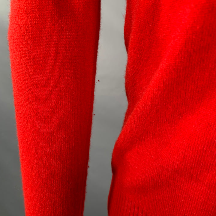 THEORY Size XS Red Cashmere Crew Neck Sweater