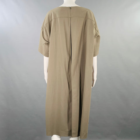 YANTOR SS20 Size M Grey Short Sleeve Midi Dress