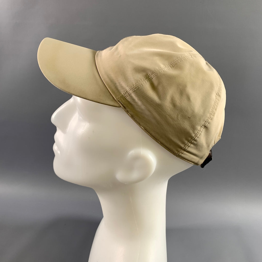 LORO PIANA Size S Khaki Solid Polyester Hats