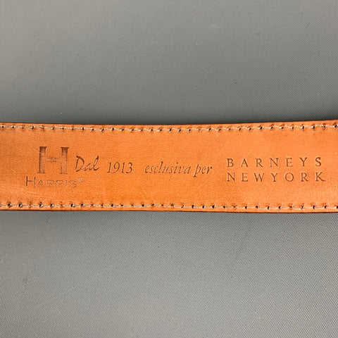 HARRIS DAL for Barneys New York'  Size 36 Brown Suede Silver Buckle Belt