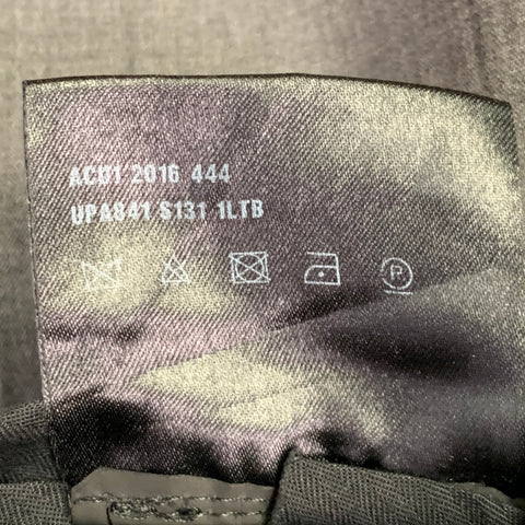 PRADA Size 30 Grey Wool Button Fly Slim Tapered Dress Pants