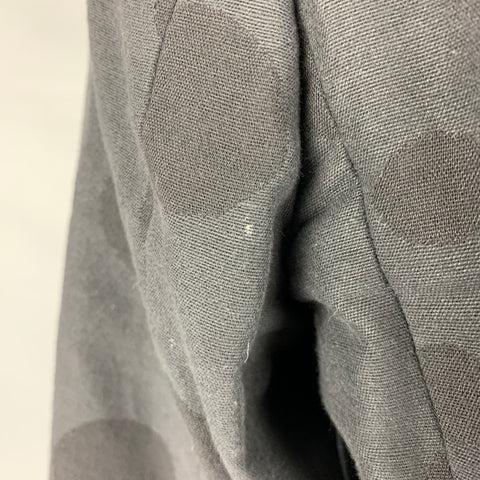 PS by PAUL SMITH Taille 40 Manteau de sport en viscose de coton à pois noirs