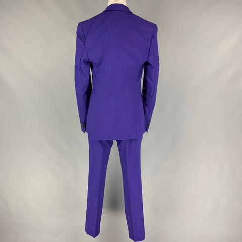PS by PAUL SMITH Size 36 Purple Wool Notch Lapel Suit