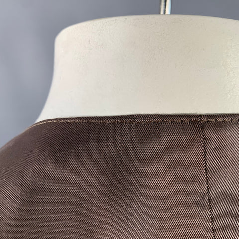 JOSEPH ABBOUD Size 42 Regular Brown Wool V-Neck Vest