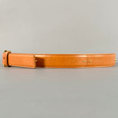 Ceinture en cuir cloutée dorée SAKS FIFTH AVENUE Taille M