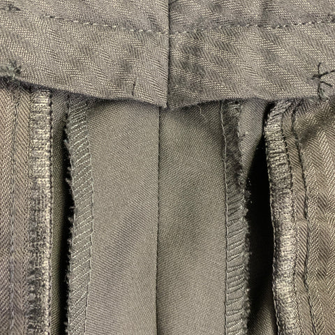 Costume en serge de laine SAND, taille 42, noir, revers crantés