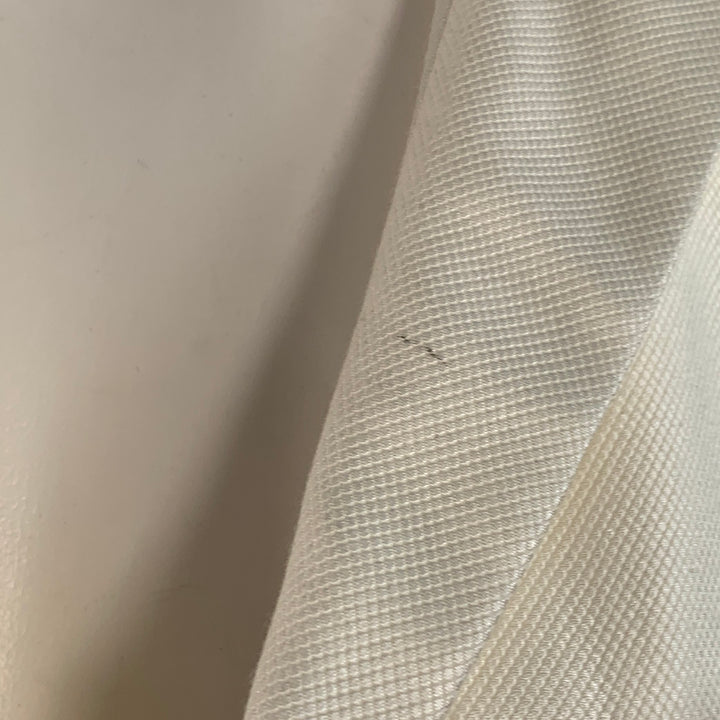 ZADIG & VOLTAIRE Size M Vedaxa Deluxe White Viscose Cotton Woven Jacket Blazer