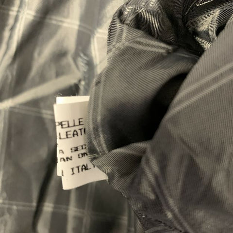 BRIONI Size M Black Cotton Cashmere Button Up Jacket