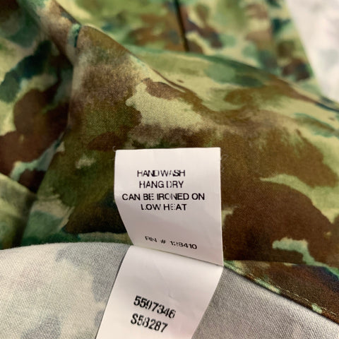 SID MASHBURN Size L Green Brown Camo Coated Cotton Worker Jacket