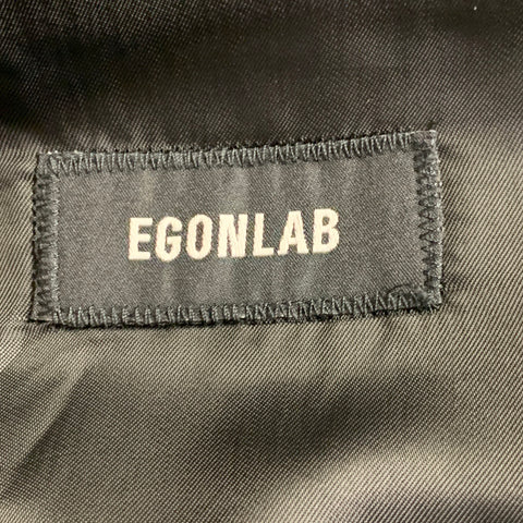 EGONLAB Size 40 Rust Brown Wool Hook Eye Notch Lapel Sport Coat