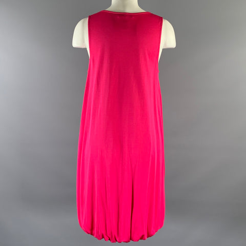 ALICE + OLIVIA Size M Pink Viscose  Silk Sleeveless Dress