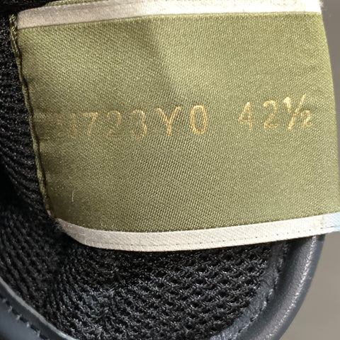 VALENTINO Size 9 Navy Olive Camo Mixed Fabrics Runner Sneakers