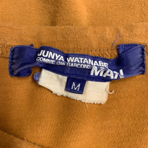 JUNYA WATANABE Size M Tan Multi Color Hand Painted Cotton Crew Neck T-shirt