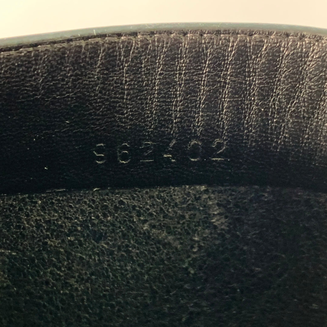 LOEWE Size 9 Black Leather Pull On Round Toe Harness Biker  display picture 1