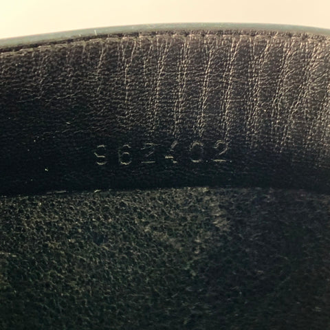 Bottes de motard LOEWE T. 43 en cuir noir à enfiler, bout rond, avec bride