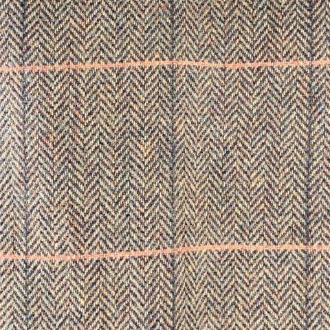 D&G by DOLCE & GABBANA Size 30 Tan Brown Herringbone Wool Zip Fly Dress Pants
