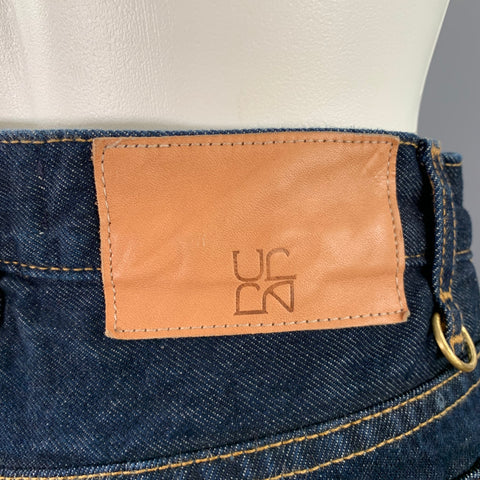 ULLA JOHNSON Size 25 Blue Indigo Cotton 5 pocket Jeans