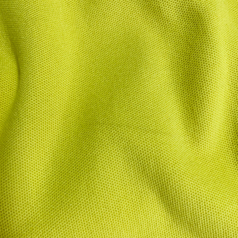 THEORY Size M Yellow Viscose Blend Knit Crew Neck Pullover