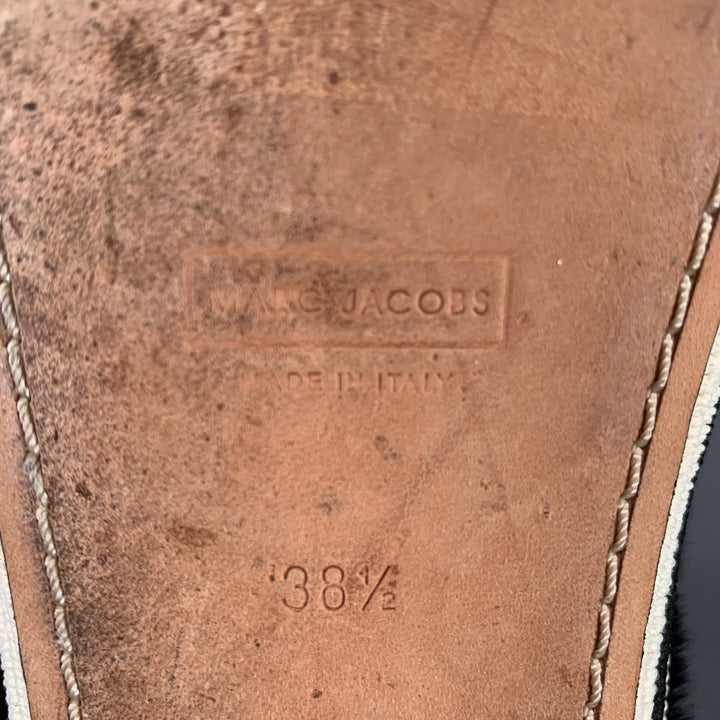 MARC JACOBS Size 8 Black Leather Calfskin Chelsea Flats