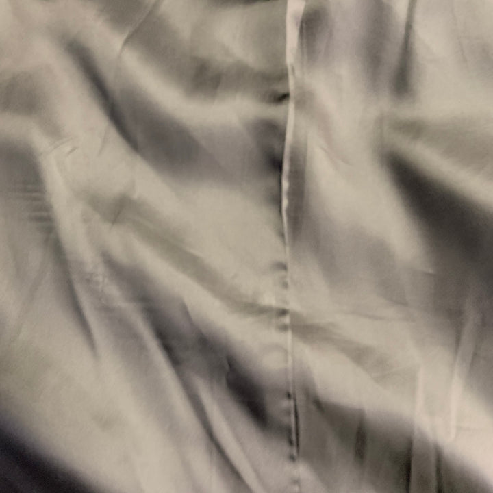 R13 Size L Brown Black White Animal Print Viscose Silk Shawl Collar Sport Coat