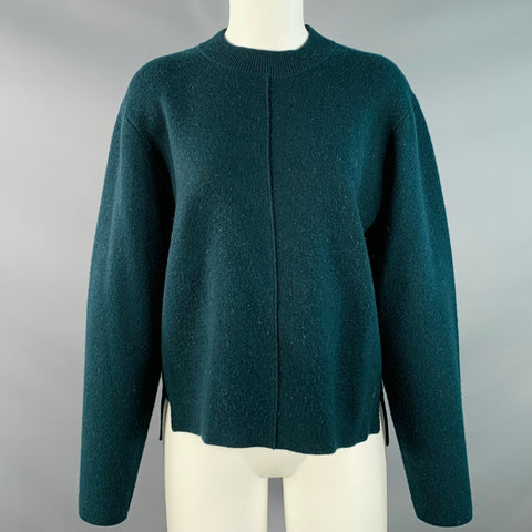 PROENZA SCHOULER Size XS Dark Green Cashmere Blend Crew Neck Sweater