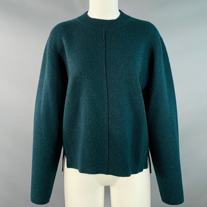 PROENZA SCHOULER Size XS Dark Green Cashmere Blend Crew Neck Sweater