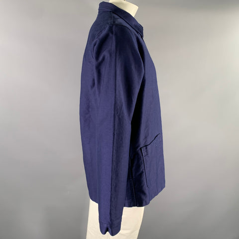LE MONT ST.MICHEL Size L Navy Cotton Chore Jacket