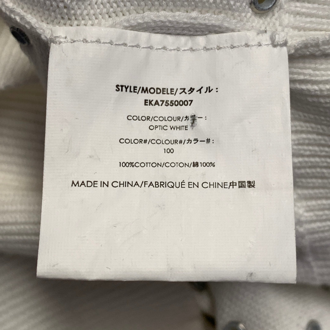 MICHAEL KORS COLLECTION Size XS White Cotton Payette Sequined Sleeveless Dress Top