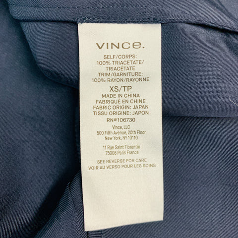 VINCE Top casual sin mangas de rayón gris carbón talla XS