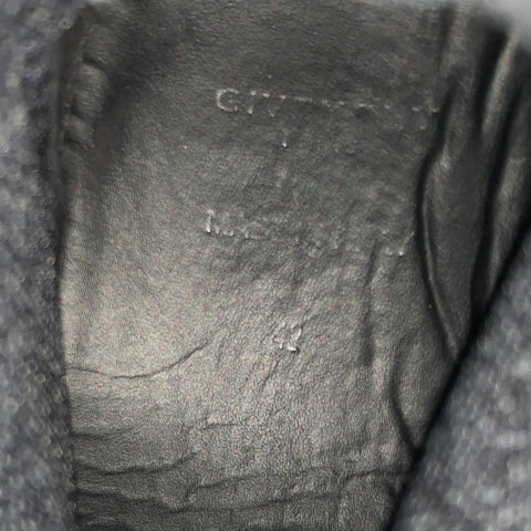 GIVENCHY Size 9 Grey White Fabric Pull On Boots