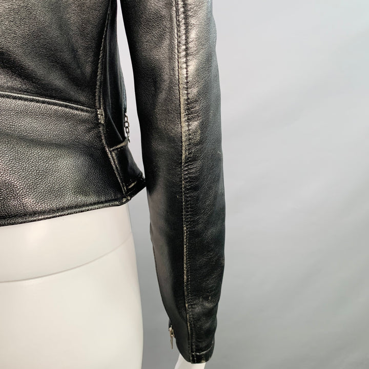PERFECTO by SCHOTT Size S Black Leather Motorcycle Jacket
