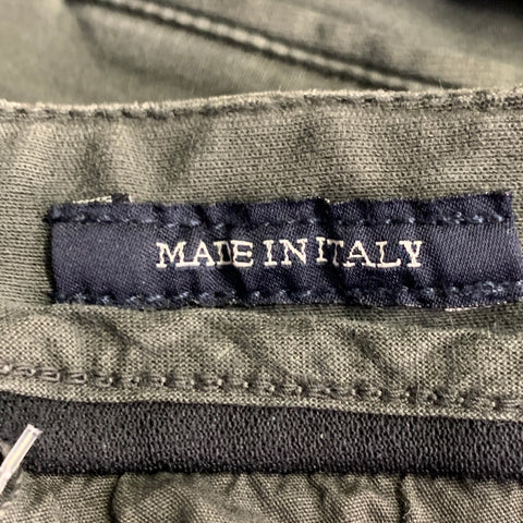 J.W. BRINE Size 35 Green Olive Cotton Blend Cargo Casual Pants