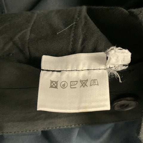 LORO PIANA Size L Navy Cotton Blend Capri Dress Pants