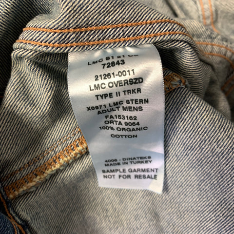 LEVI'S MADE & CRAFTED Size M Blue Light Blue Washed Cotton Trucker Jacket