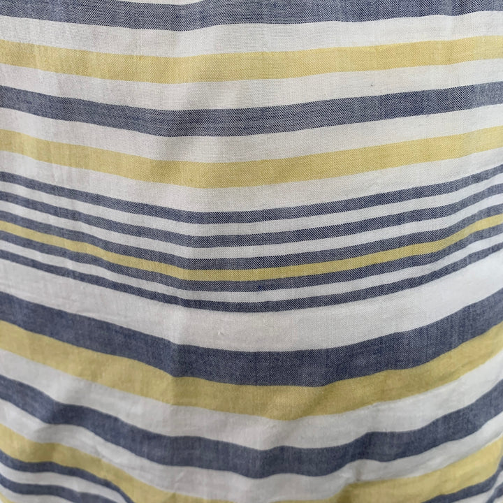 GITMAN BROS VINTAGE Size M White Grey Yellow Plaid One Pocket Long Sleeve Shirt