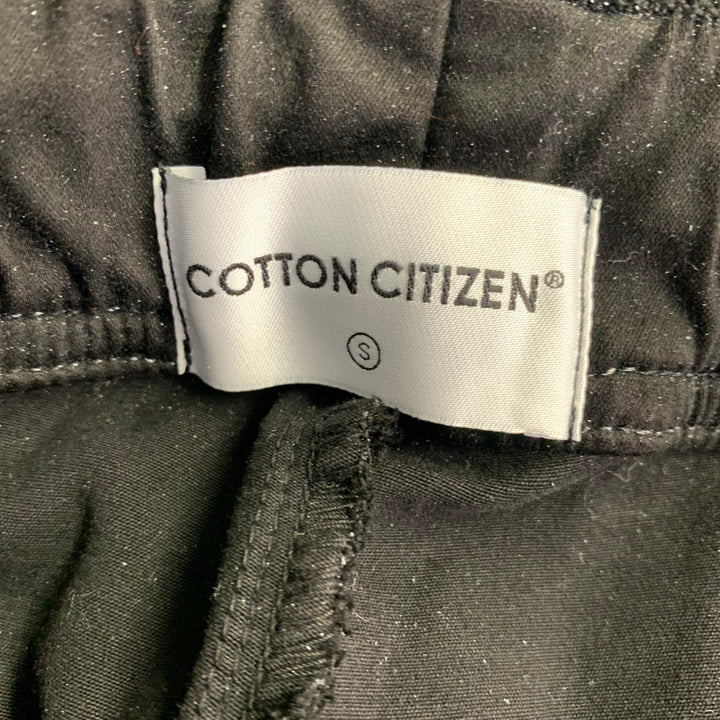 COTTON CITIZEN Size S Black Cotton Elastic Waistband Casual Pants
