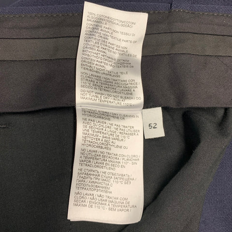 BOTTEGA VENETA Size 36 Navy Wool Blend Zip Fly Dress Pants