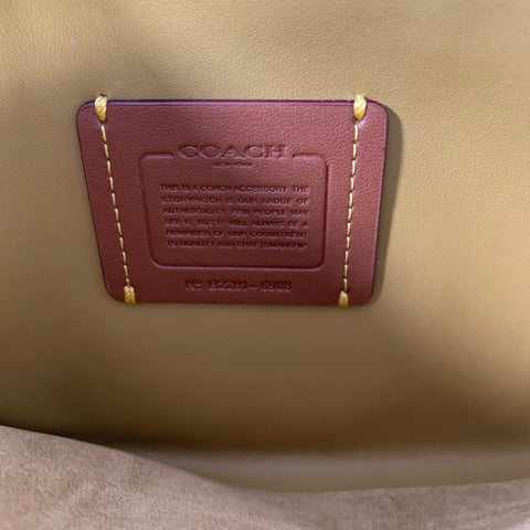 COACH Black Logo Leather Handbag Handbag & Leather Goods