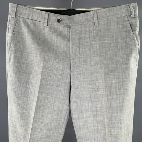 SUIT SUPPLY Size 34 Grey Wool Cuffed Casual Pants