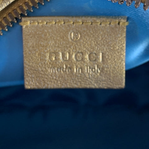 GUCCI Sac à bandoulière rose doré métallique Maroquinerie et Sacs