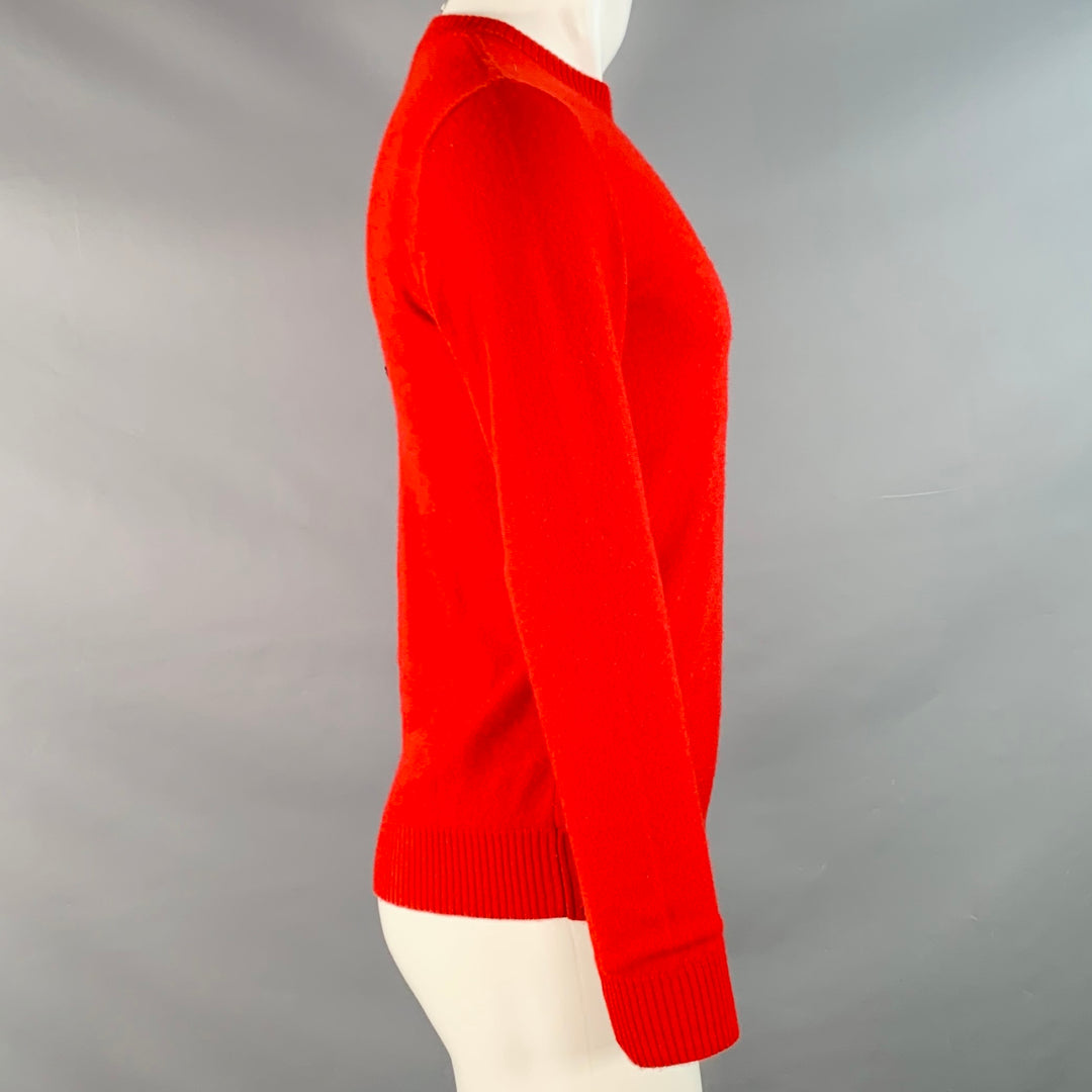 THEORY Size XS Red Cashmere Crew Neck Sweater