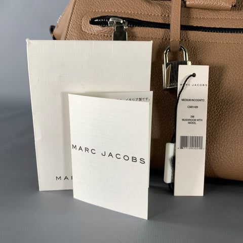 MARC JACOBS Tan Pebble Grain Leather Satchel HandBags