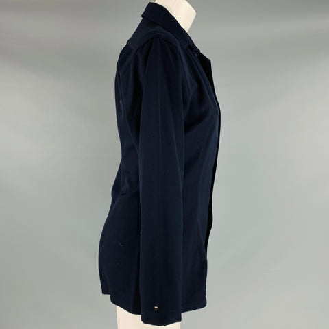 COMME des GARCONS Size S Navy Twill Buttoned Shirt