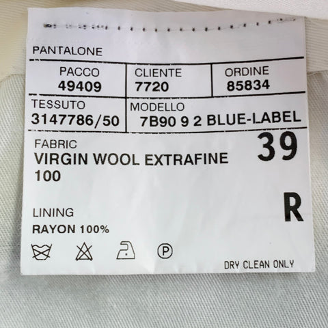Costume Ralph Lauren taille 39 Regular en laine rayée grise à revers crantés