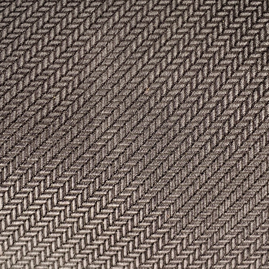 VALENTINO Black Herringbone Silk Tie