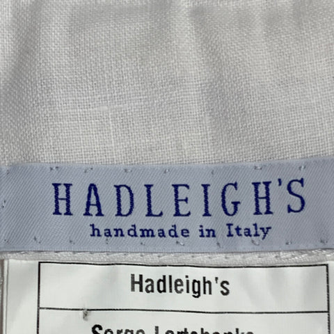HADLEIGH'S Size 34 Yellow Wool Pleated Cuffed Button Fly Dress Pants